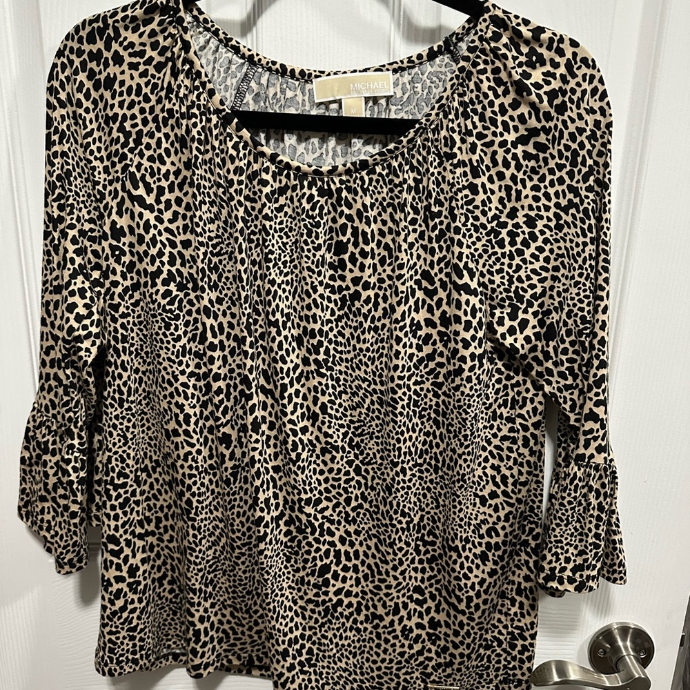MICHAEL Michael Kors Animal Print Blouse